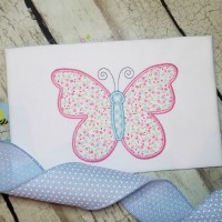 Butterfly Machine Applique Design